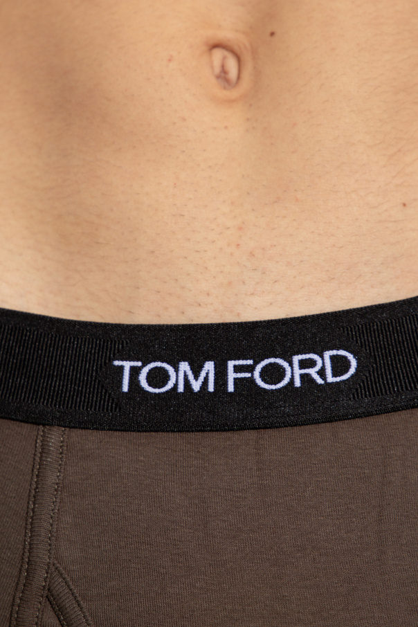 Tシャツ・カットソー TOM FORD FW25 Underwear (T4M081040 002) COTTON V-NECK T-SHIRT | Tom Ford Fashion